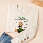 Personalized Multicolor Mom's Garden Soft T-shirt Sweatshirt with Title and 1-12 Birth Flowers Birthday Mother's Day Appreciation Gift for Mom Grandma