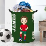 Cesto plegable con asa para la ropa sucia Regalo de cumpleaños para los amantes del deporte