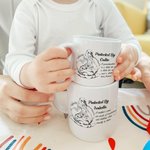 Cisne personalizado Madre cálida cita Taza de cerámica con nombre Día de la Madre Cumpleaños Regalo para Mamá Abuela