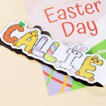 Personalisierte Hase Karotte Doodle Name Magnetische Lesezeichen Clip Lesen Schreibwaren liefert zurück zu Schule Ostern Geschenk für Bücherwürmer Jungen Mädchen