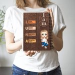 Personalized Retro Bible Verse A5 120 Pages Spiral Notebook with  Name Birthday Religious Baptism Gift for Christians Family