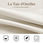 Taie d'Oreiller Personnalisée avec Licorne fantastique et Nom Cadeau Décoration de Chambre Anniversaire pour Enfants