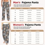 Personalized Coconut Tree Pet Avatar Photo Long-sleeved Pajama Matching Pants with Name Birthday Gift for Women Men Pet Lovers