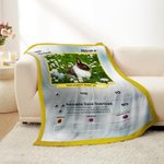 Tarjeta Pokepet personalizada Manta suave con foto y nombre Decoración del hogar Día del Padre Navidad Cumpleaños Regalo para la familia Pareja