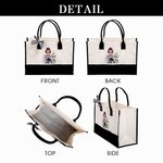 Sac à dos en toile avec nom Accessoires de voyage Cadeau d'anniversaire pour artistes Femmes
