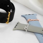 Personalisierte Minimalistische Spange am Uhrarmband Charmes Dekoratives Accessoire Valentinstag Geburtstag Geschenk für Freunde Familie