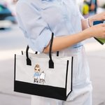 Sac à dos en toile avec nom Accessoires de voyage Cadeau d'anniversaire pour artistes Femmes