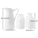 Personalisierte Schmetterling Geburtsblumen Garten Keramik Vase mit Titel und 1-8 Namen Haus Deko Geburtstag Muttertag Geschenk für Mama Oma