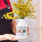 Personalized My Favorite People Call Me Nana Flowers Ceramic Vase with 1-12 Names Mother's Day Birthday Gift for Grandma Mom