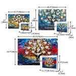 Puzzle in legno con albero genealogico personalizzato con 2-20 nomi a forma di cuore, decorazione per la casa, compleanno, festa della mamma e della nonna.