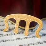 Marque-page Classique Personnalisé avec Nom Signet en Forme de Note Musicale Cadeau d'Anniversaire pour Amateur de Lecture Musicien