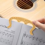Marque-page Classique Personnalisé avec Nom Signet en Forme de Note Musicale Cadeau d'Anniversaire pour Amateur de Lecture Musicien