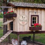 Insegna personalizzata in legno dal fascino rurale con testo del pollaio decorazione della fattoria regalo di inaugurazione per agricoltori