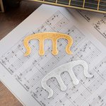 Marque-page Classique Personnalisé avec Nom Signet en Forme de Note Musicale Cadeau d'Anniversaire pour Amateur de Lecture Musicien