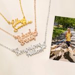 Personalized Paw Print 2 Names Necklace Pet Mom Jewelry Birthday Pet Loss Memorial Gift for Pet Owners Lovers
