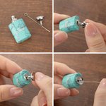 Personalizada Mini Cristal Urna Collar para Mascota Cenizas Humanos con Nombre Grabado Cremación Joyería Memorial Simpatía Regalo para Mujeres