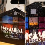 Henkilökohtainen siluetti kuva House-muotoinen konsertti Shadow Box Display Case tekstillä The Ears Tour lahja musiikin ystävälle