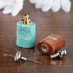 Personalizada Mini Cristal Urna Collar para Mascota Cenizas Humanos con Nombre Grabado Cremación Joyería Memorial Simpatía Regalo para Mujeres