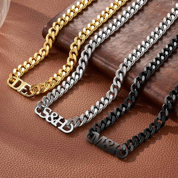 Personalisierte Minimalismus Name Halskette täglich vielseitig Schmuck Valentinstag Jahrestag Geburtstag Geschenk für Frauen Männer