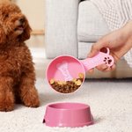 Personalised Multicolour Paw Print Bone Design Dog Food Scoop with Name Pet Accessory Birthday New Puppy Gift for Dog Owners