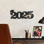 Gepersonaliseerde klasse van 2025 houten naambord afstuderen partij decor foto prop cadeau voor senior afgestudeerde