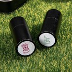 Personalized Swing Female Character Golf Ball Stamp with Name and Metal Storage Box Golf Accessory Birthday Sports Gift for Women Golf Players Lovers