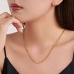 Spersonalizowany minimalistyczny naszyjnik z imieniem Codzienna wszechstronna biżuteria Walentynki Rocznica Urodziny Prezent dla kobiet Mężczyźni
