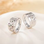 Personalisierter Familie Lebensbaum-Ring aus Silber mit 1–20 Geburtsstein Geburtstag Muttertag Geschenk für Familie Damen Mutter
