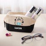 Neceser personalizado para caballeros de gran capacidad con nombre esenciales para viaje regalo de cumpleaños para hombre y Día del Padre