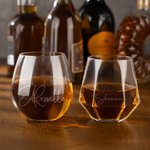 Personalised What A Fucking Day Old Fashioned Whiskey Rocks Glass with Engraved Text Funny Birthday Father's Day Retirement Gift for Men
