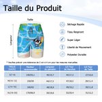 Pantalon de Plage à Cordon Personnalisé avec Nom et Motif d'Animal Marin Essentiel de Voyage d'Été Cadeau pour Adolescent Enfant