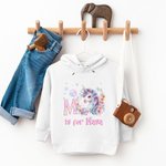 Gepersonaliseerd In My Fantasy Unicorn Era Kid T-shirt Sweatshirt Hoodie met initiaal en naam Verjaardag terug naar school cadeau voor meisjes