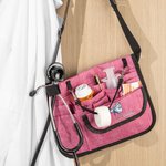 Personlig stetoskop Coquette Bow Nurse Fanny Pack Midjeveske med navn og flere rom Anerkjennelse Graderingsgave til medisinsk personale