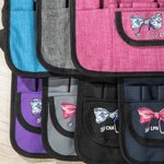 Personlig stetoskop Coquette Bow Nurse Fanny Pack Midjeveske med navn og flere rom Anerkjennelse Graderingsgave til medisinsk personale