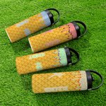Bouteille d'eau de sport personnalisée avec nom et poignée Cadeau d'anniversaire pour les amateurs de baseball et de softball