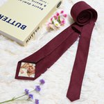 Personalized Photo Patch Tie with Name Gift Box Casual Men's Accessory Wedding Anniversary Business Gift for Husband Dad Groomsmen