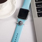 Personalized Rectangle Oval Heart Dog Paw Photo Watch Band Charm Smartwatch Accessories Birthday Anniversary Gift for Her Him