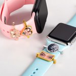Personalized Rectangle Oval Heart Dog Paw Photo Watch Band Charm Smartwatch Accessories Birthday Anniversary Gift for Her Him