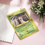 Carta TCG divertente personalizzata con foto e custodia protettiva gioco di carte collezionabile regalo per coppie bambini e amanti degli animali
