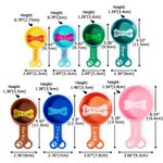 Personalised Multicolour Paw Print Bone Design Dog Food Scoop with Name Pet Accessory Birthday New Puppy Gift for Dog Owners