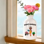 Spersonalizowany wazon ceramiczny z imieniem postaci z kreskówki Ogrodnictwo Bonsai Prezent urodzinowy na Dzień Matki dla miłośniczek ogrodnictwa