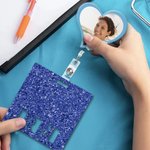 Personalizado Corazón Mascota Foto Acrílico Retráctil Insignia Carrete con Insignia Buddy Cumpleaños Vet Tech Accesorios Regalo para Veterinarios Pet Lovers