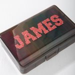 Boîte à Pilules Hebdomadaire Personnalisée avec Nom Accessoire de Voyage Cadeau pour Enfant Famille Ami