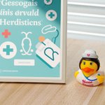 Personalised Cute Nurse Rubber Duck with Name Desk Decor Funny Decompression Toy Birthday Gift for Nurse Graduate