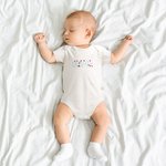 Personalised Love Heart Embroidered Name 100% Cotton Baby Bodysuit Kid T-shirt Birthday Anniversary Gift for Girls Boys