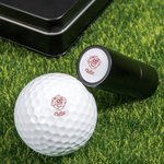 Personalized Birth Flower Initial Name Golf Ball Stamp with Metal Storage Box Mother's Day Birthday Gift for Women Golfers Golf Lovers