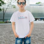 Personalised Love Heart Embroidered Name 100% Cotton Baby Bodysuit Kid T-shirt Birthday Anniversary Gift for Girls Boys