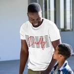 Personalisierte Multicolor 1-20 Namen Soft Crewneck T-shirt Sweatshirt mit Titel Vatertag Geburtstag Geschenk für Papa Opa