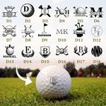 Haz que sea tu hoyo en uno - Con inicial y nombre - Sello personalizado para pelota de golf