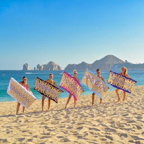 Spersonalizowany ręcznik plażowy Ice Cream Drip Ball Design Quick Dry Oversized Beach Towel z imieniem i numerem Niezbędny w podróży letniej Prezent urodzinowy dla miłośnika sportu